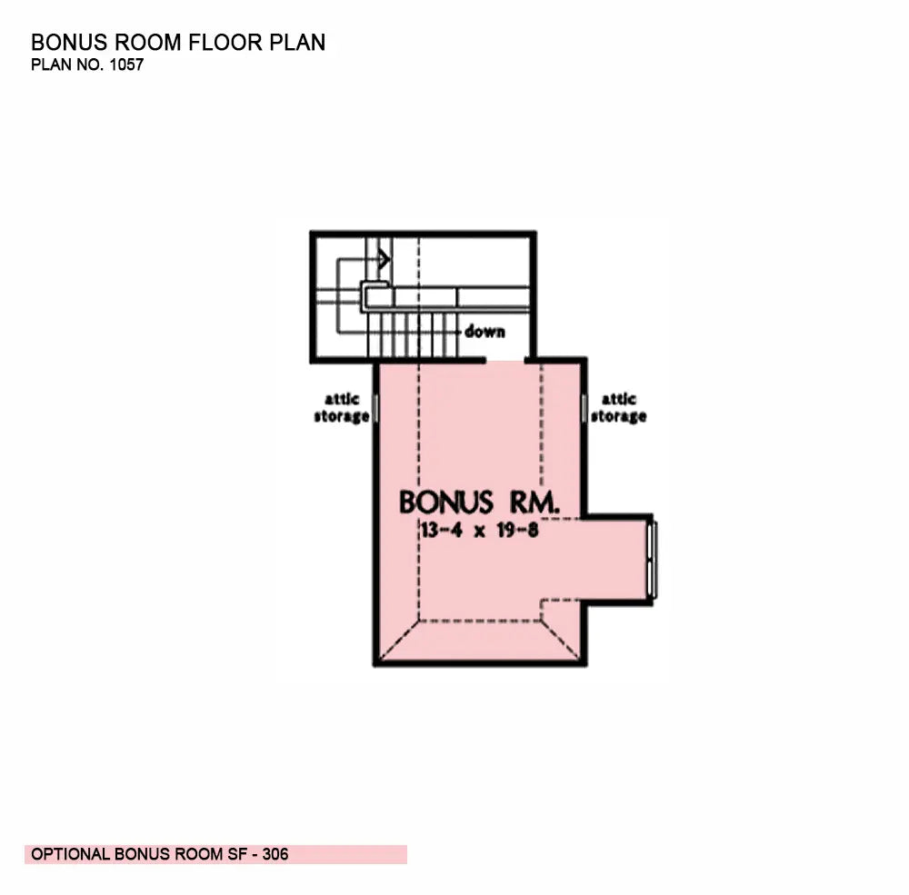 the bonus room is large and located over the 2 car garage