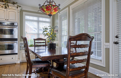 Well-lit breakfast area off the side of the kitchen. The Ivy Creek plan 921