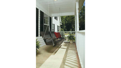 This is a photograph of the front porch of three bedroom house plan 432 The Jacksonboro as built by a customer