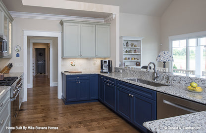 This is a photograph of the kitchen of three bedroom house plan 1185 The Jenner as built by a customer