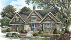 This is an illustration of the front of craftsman house plan 1185 The Jenner