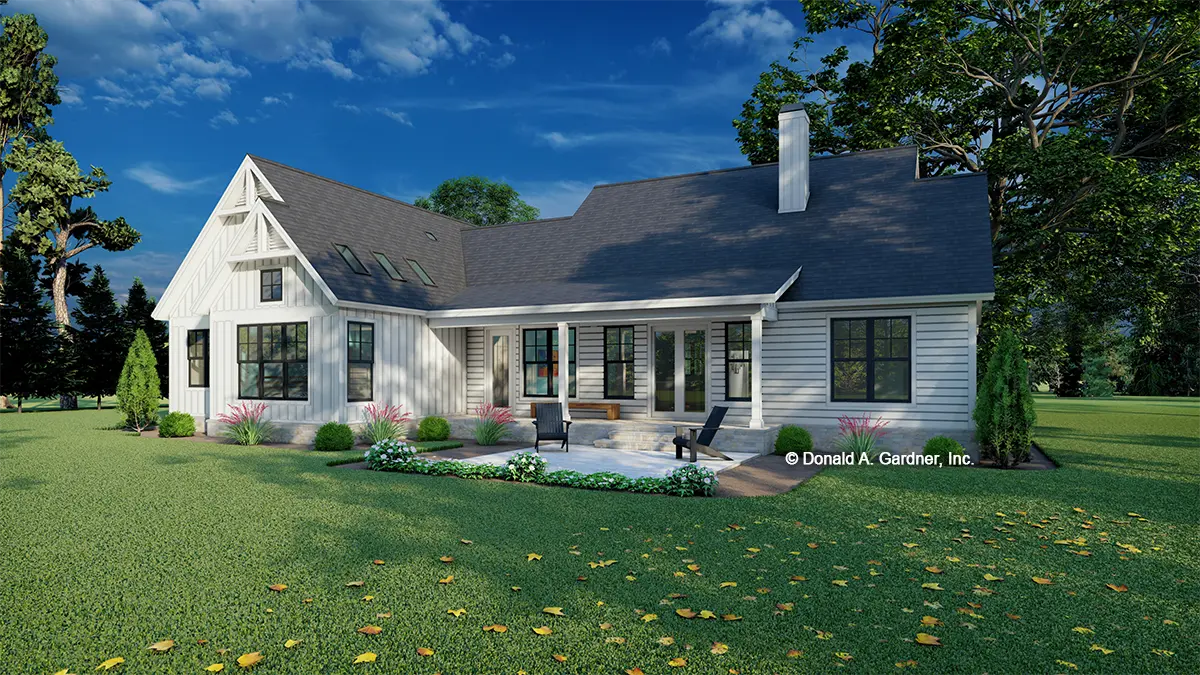 Rear view illustration. The Jude plan 1541.