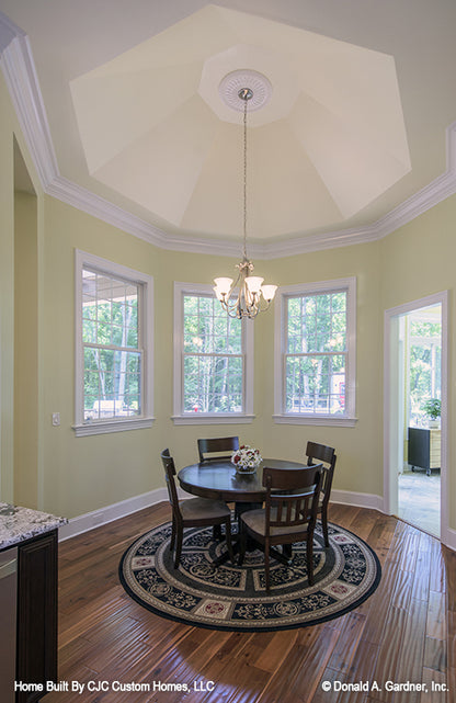 This is a breakfast nook picture of luxury house plan 1166 The Kenningstone