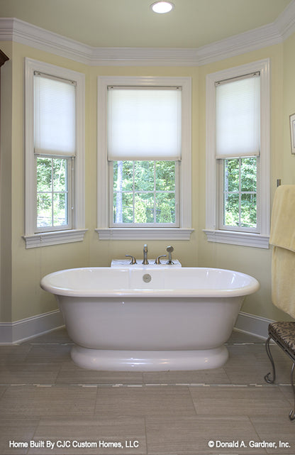 This is a master bath tub picture of luxury house plan 1166 The Kenningstone