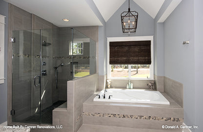 Master bath tub picture for Markham house plan 1299