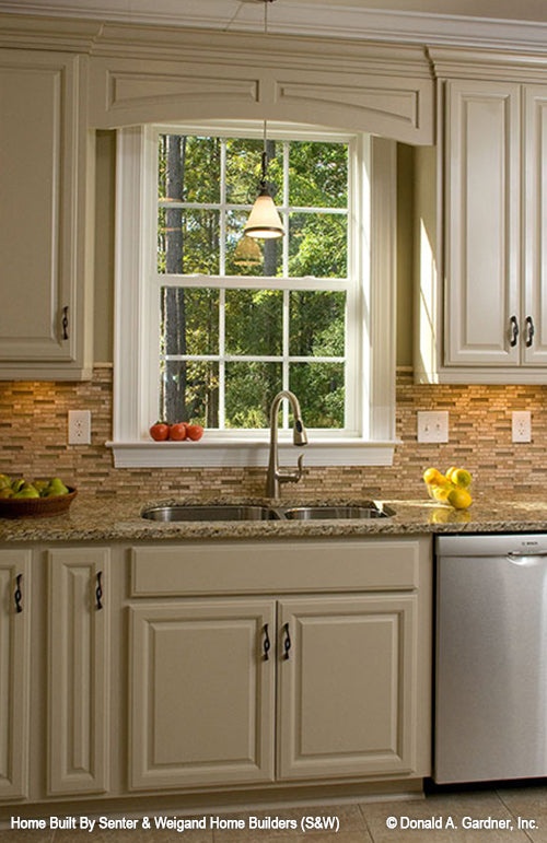 Picture of kitchen sink and window of Marley house plan 1285