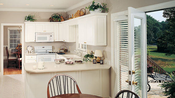 This is a photograph of the kitchen of farmhouse plan 235 The Merrifield as built by a customer