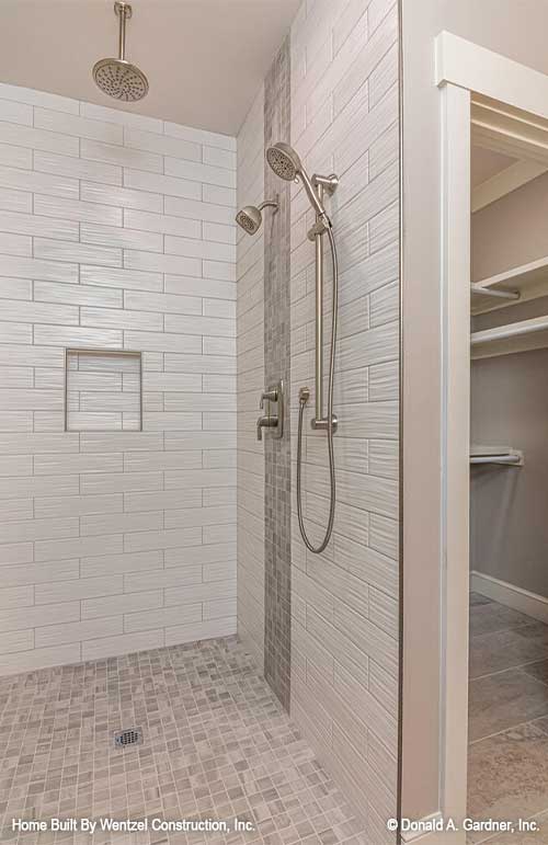 Master bathroom picture with shower for house plan 1559 The Millicent