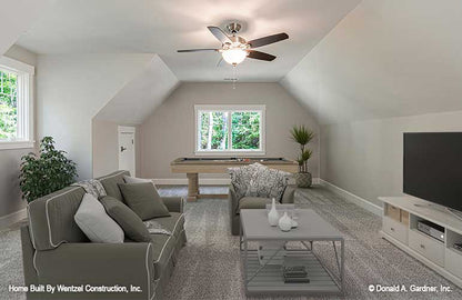 A picture of the bonus room for house plan 1559 The Millicent