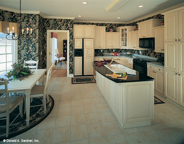 This is a kitchen picture of four bedroom house plan 483 The Montpelier