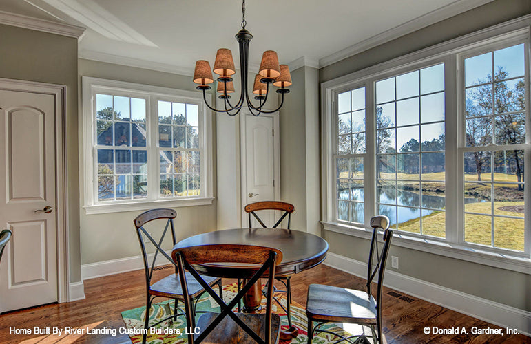 Breakfast room view to the water outside. The Newcastle plan 994.