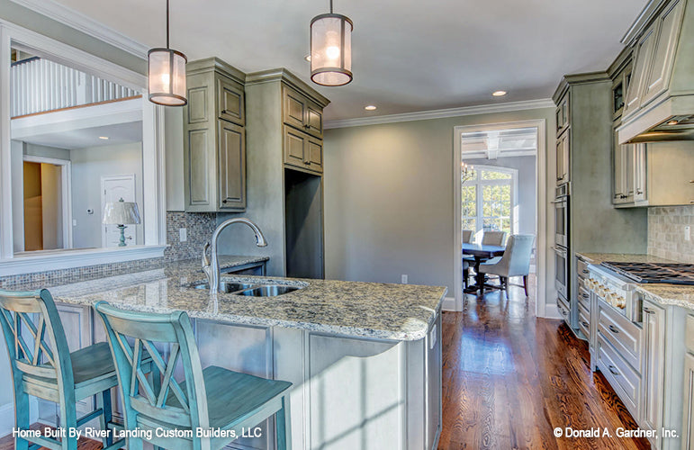 Counter bar seating in the kitchen. The Newcastle plan 994.