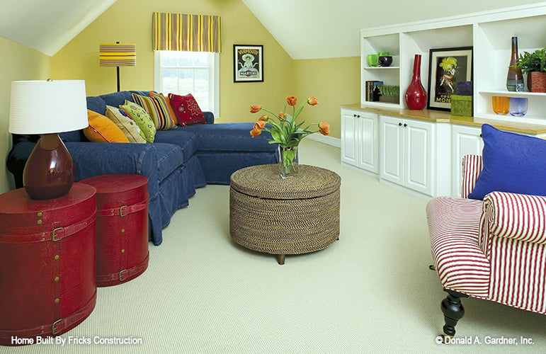 Sitting area in the bonus room. The NIcholson plan 1021.