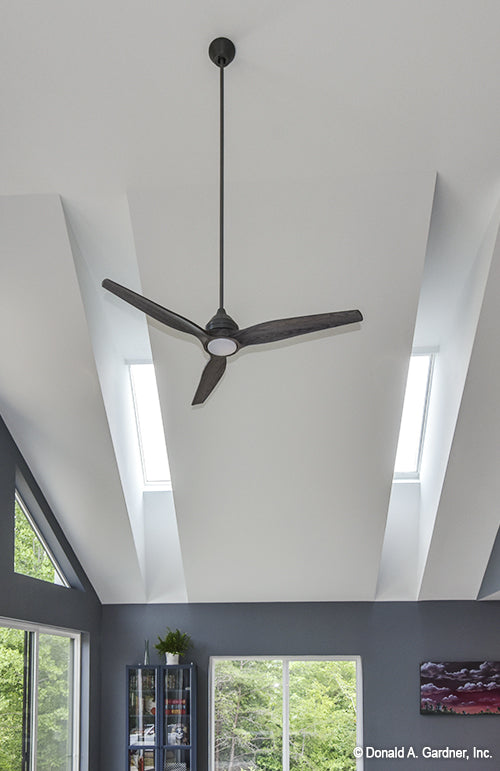 This is a picture of the great room ceiling of contemporary house plan 209 The Northwood as built by a customer