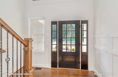 Picture of front door from foyer for plan 1465 The Oxley