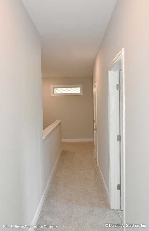 Hallway to bedrooms. Paxton plan 1510