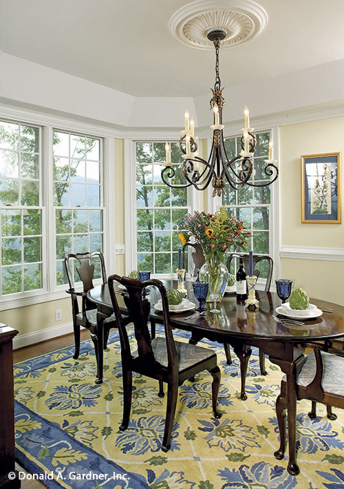 Picture of dining room for house plan 780 The Peekskill