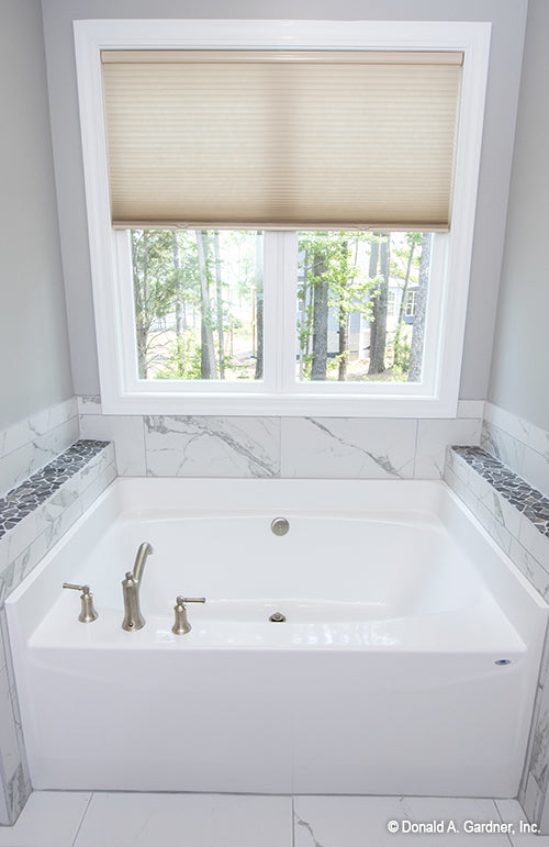 Picture of master bathroom with tub of  Riverpointe house plan 1247 