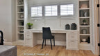 A custom study space in house plan 1378 The Roseburg