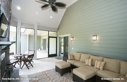 This is a screened porch picture of plan 1226 The Sagescrest