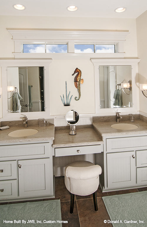 This is a master bathroom vanity picture of plan 1226 The Sagescrest