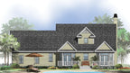 This is an illustration of the rear of traditional house plan 795 The Saluda