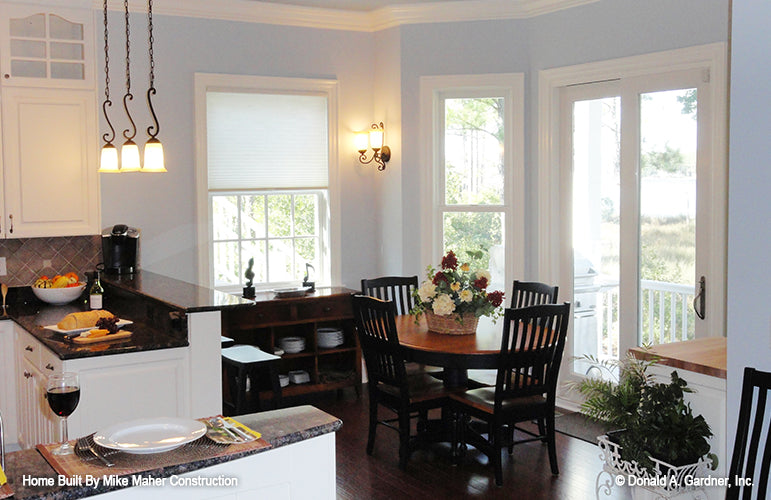 Picture of breakfast nook for house plan 1011 The Santee