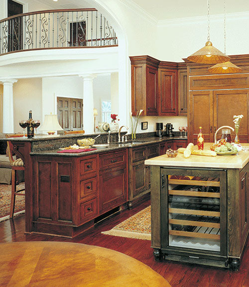 This is a picture of the kitchen of classical house plan 868 The Santerini