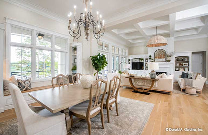 Yet another dining room view for Walkout Basement house plan 1403 The Sarafine