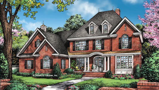 Front view illustration. The Scofield plan 1169.