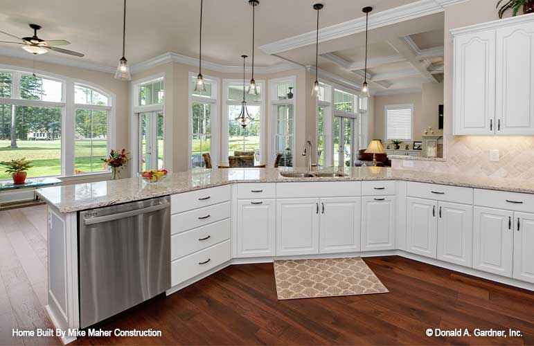 This is a kitchen island picture of craftsman house plan 1155 The Serendipity