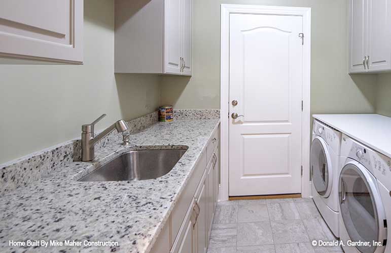 This is a picture of the utility room of craftsman house plan 1155 The Serendipity