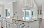 This is a kitchen island picture of walkout basement house plan 1143 The Somersby