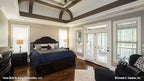 Master bedroom picture showing elegant ceiling for house plan 1310 The Spotswood