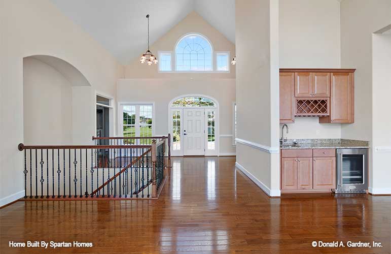 This picture shows the foyer of luxury house plan 876 The Steeplechase