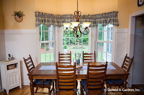 Beadboard in the breakfast room. The Tamassee plan 333.