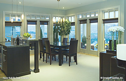 This is a dining room picture of walkout basement house plan 746 The Vandenberg