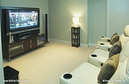 This is an entertainment room picture of walkout basement house plan 746 The Vandenberg