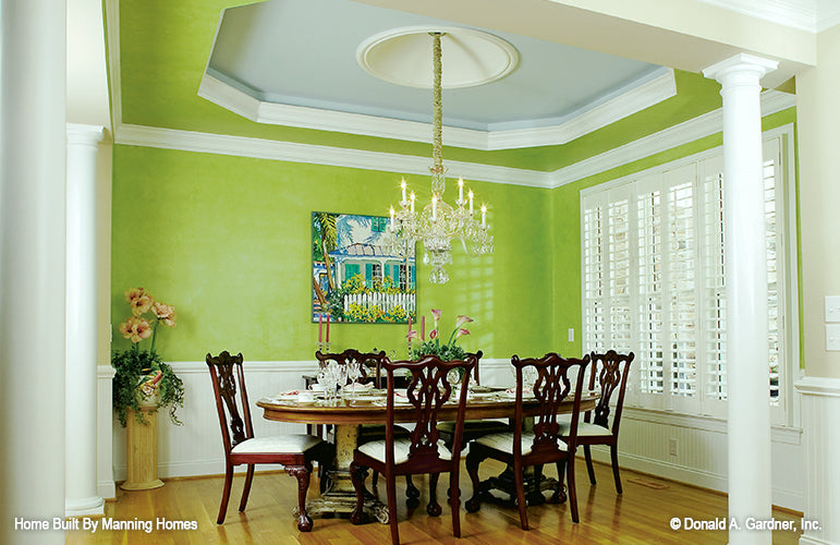 Picture of the dining room of craftsman house plan 1134 The Walnut Creek