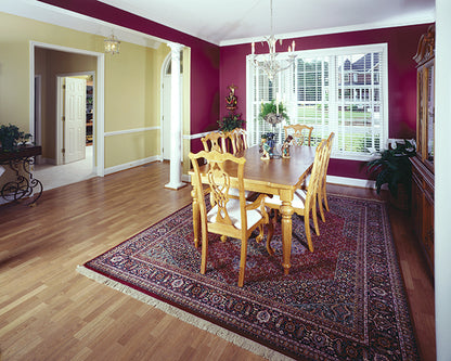 This is a picture of the dining room of traditional house plan 522 The Wentworth