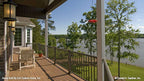Beautiful water view from the rear deck.  The Whitcomb plan 1218.