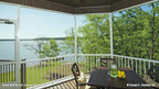 Peaceful screened in porch.  The Whitcomb plan 1218.
