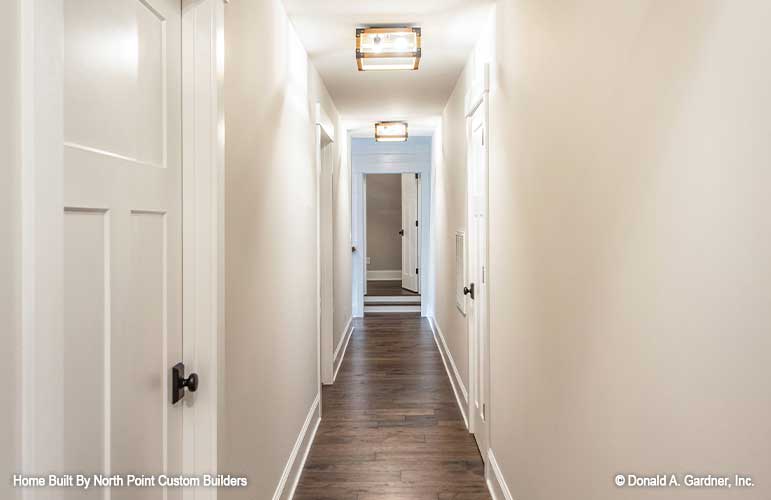 Wood floors in the hall. The Zander plan 1478.