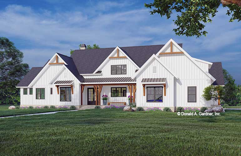 House Plan 1551 One Story Modern Farmhouse Don Gardner