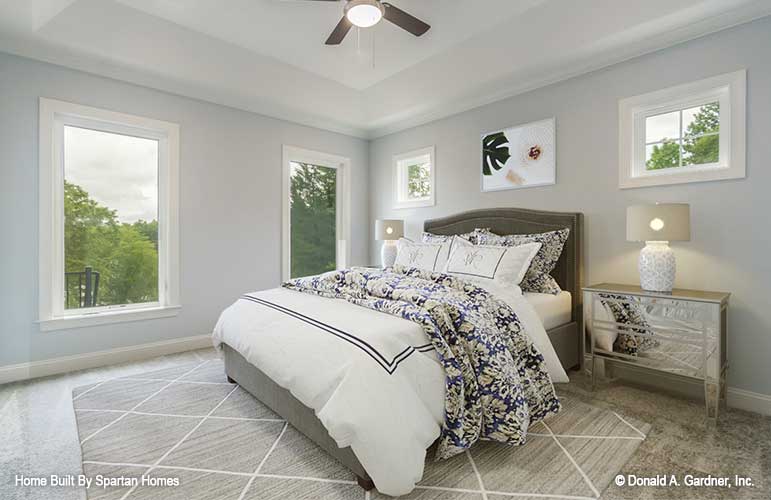 Guest bedroom of The Somersby house plan 1143-D. 