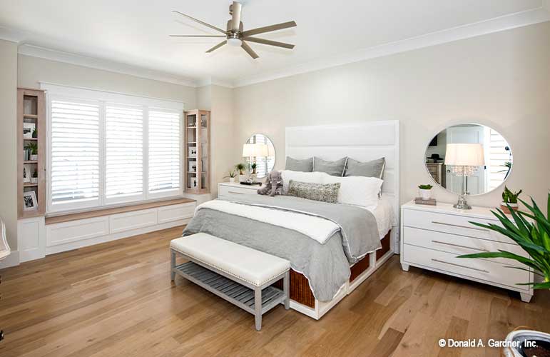 Guest bedroom of The Sarafine house plan 1403-D.